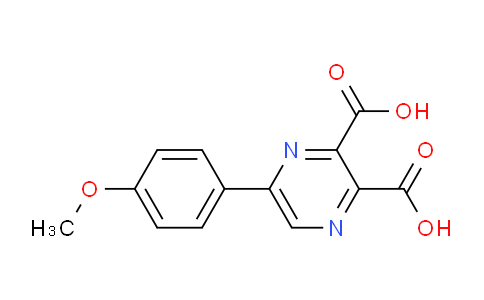 CAS No. 80356-80-5, 5-(4-Methoxyphenyl)pyrazine-2,3-dicarboxylic acid
