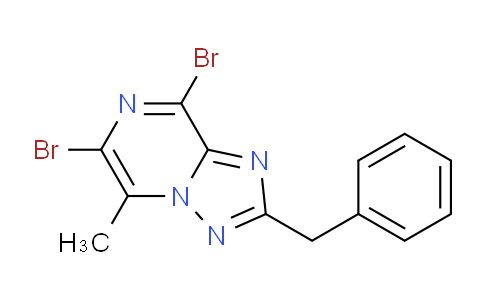 CAS No. 2428557-52-0, 2-Benzyl-6,8-dibromo-5-methyl-[1,2,4]triazolo[1,5-a]pyrazine