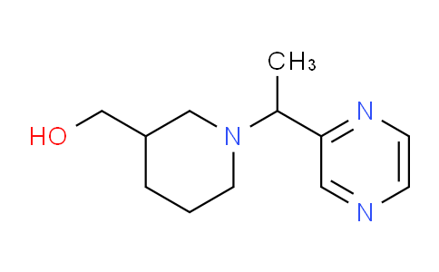 CAS No. 1203427-57-9, (1-(1-(Pyrazin-2-yl)ethyl)piperidin-3-yl)methanol