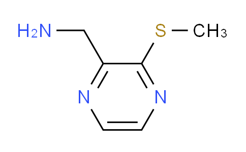 CAS No. 1249580-88-8, (3-(Methylthio)pyrazin-2-yl)methanamine