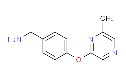 CAS No. 926921-67-7, (4-((6-Methylpyrazin-2-yl)oxy)phenyl)methanamine
