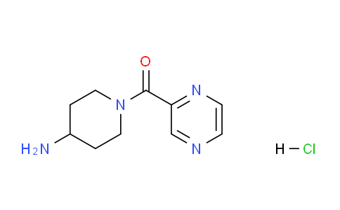 CAS No. 1185308-94-4, (4-Aminopiperidin-1-yl)(pyrazin-2-yl)methanone hydrochloride