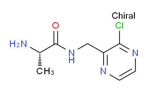 CAS No. 1354017-43-8, (S)-2-Amino-N-((3-chloropyrazin-2-yl)methyl)propanamide