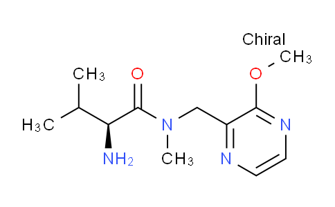 CAS No. 1354010-35-7, (S)-2-Amino-N-((3-methoxypyrazin-2-yl)methyl)-N,3-dimethylbutanamide