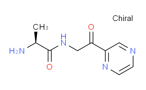 CAS No. 1353993-33-5, (S)-2-Amino-N-(2-oxo-2-(pyrazin-2-yl)ethyl)propanamide
