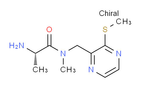 CAS No. 1354017-06-3, (S)-2-Amino-N-methyl-N-((3-(methylthio)pyrazin-2-yl)methyl)propanamide