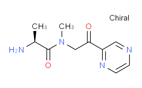 CAS No. 1354009-60-1, (S)-2-Amino-N-methyl-N-(2-oxo-2-(pyrazin-2-yl)ethyl)propanamide