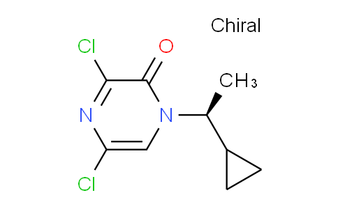 CAS No. 1173435-20-5, (S)-3,5-Dichloro-1-(1-cyclopropylethyl)pyrazin-2(1H)-one
