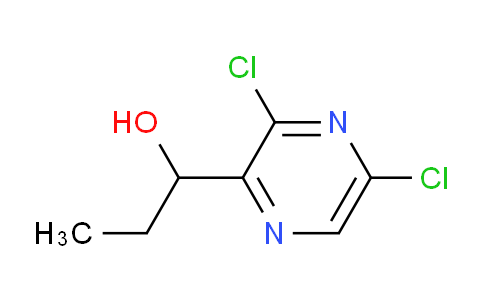 CAS No. 136866-34-7, 1-(3,5-Dichloropyrazin-2-yl)propan-1-ol