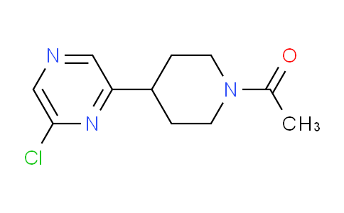 CAS No. 1316227-07-2, 1-(4-(6-Chloropyrazin-2-yl)piperidin-1-yl)ethanone
