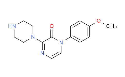 CAS No. 1713590-09-0, 1-(4-Methoxyphenyl)-3-(piperazin-1-yl)pyrazin-2(1H)-one