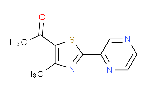 CAS No. 260789-23-9, 1-(4-Methyl-2-(pyrazin-2-yl)thiazol-5-yl)ethanone