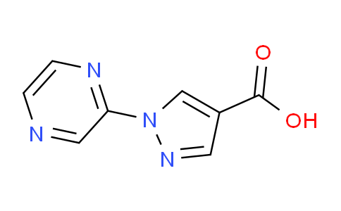 CAS No. 1014632-14-4, 1-(Pyrazin-2-yl)-1H-pyrazole-4-carboxylic acid