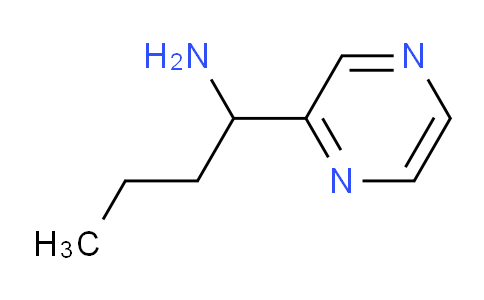 CAS No. 885275-28-5, 1-(Pyrazin-2-yl)butan-1-amine
