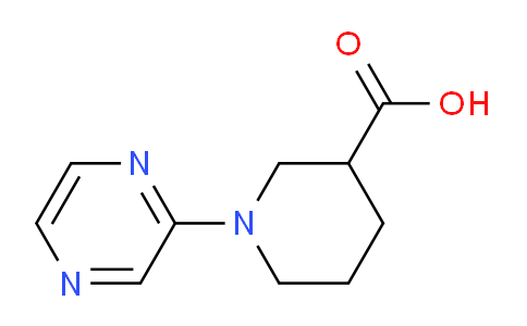 CAS No. 891392-96-4, 1-(Pyrazin-2-yl)piperidine-3-carboxylic acid