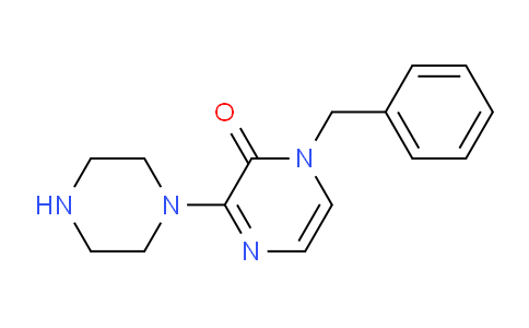 CAS No. 1707571-47-8, 1-Benzyl-3-(piperazin-1-yl)pyrazin-2(1H)-one