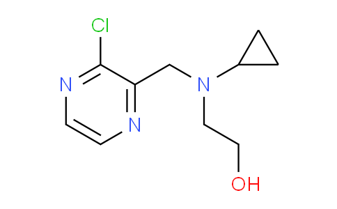 CAS No. 1353983-92-2, 2-(((3-Chloropyrazin-2-yl)methyl)(cyclopropyl)amino)ethanol