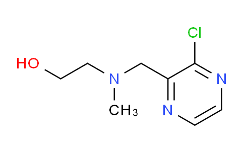CAS No. 1353960-18-5, 2-(((3-Chloropyrazin-2-yl)methyl)(methyl)amino)ethanol