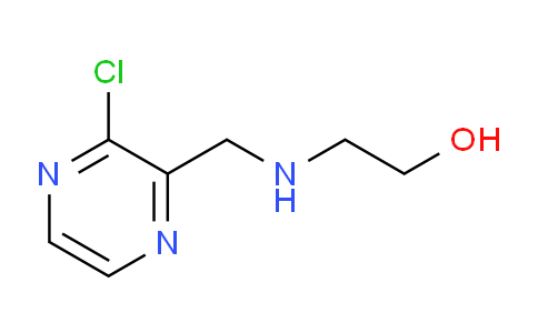 CAS No. 1353984-60-7, 2-(((3-Chloropyrazin-2-yl)methyl)amino)ethanol