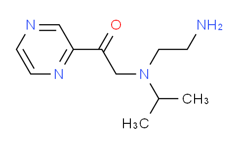 CAS No. 1353955-93-7, 2-((2-Aminoethyl)(isopropyl)amino)-1-(pyrazin-2-yl)ethanone