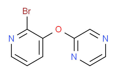 CAS No. 1065484-64-1, 2-((2-Bromopyridin-3-yl)oxy)pyrazine