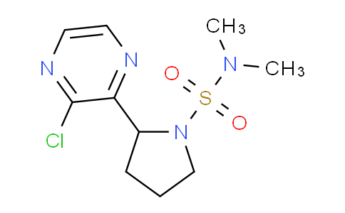 CAS No. 1316222-59-9, 2-(3-Chloropyrazin-2-yl)-N,N-dimethylpyrrolidine-1-sulfonamide