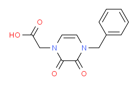 CAS No. 1710674-56-8, 2-(4-Benzyl-2,3-dioxo-3,4-dihydropyrazin-1(2H)-yl)acetic acid