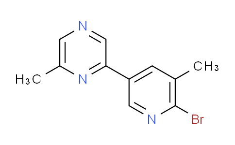 CAS No. 1956325-44-2, 2-(6-Bromo-5-methylpyridin-3-yl)-6-methylpyrazine