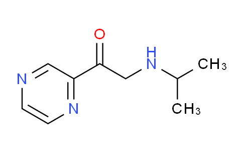 CAS No. 1353977-03-3, 2-(Isopropylamino)-1-(pyrazin-2-yl)ethanone
