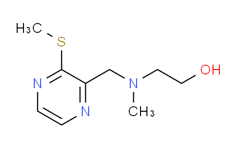 CAS No. 1353978-65-0, 2-(Methyl((3-(methylthio)pyrazin-2-yl)methyl)amino)ethanol