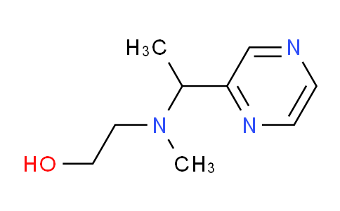 CAS No. 1353966-60-5, 2-(Methyl(1-(pyrazin-2-yl)ethyl)amino)ethanol