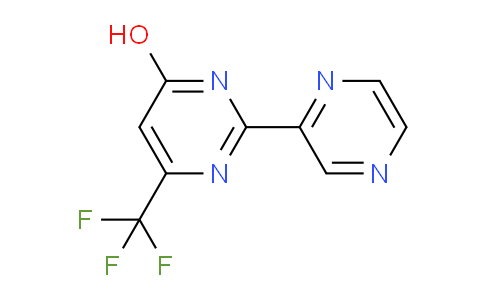 CAS No. 438249-86-6, 2-(Pyrazin-2-yl)-6-(trifluoromethyl)pyrimidin-4-ol