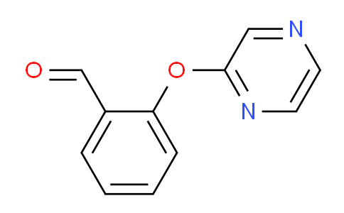 CAS No. 887344-43-6, 2-(Pyrazin-2-yloxy)benzaldehyde