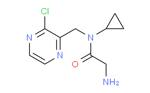 CAS No. 1353978-88-7, 2-Amino-N-((3-chloropyrazin-2-yl)methyl)-N-cyclopropylacetamide