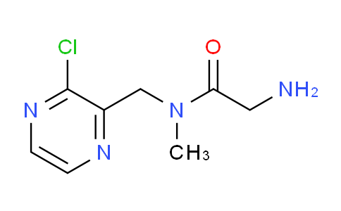 CAS No. 1353969-42-2, 2-Amino-N-((3-chloropyrazin-2-yl)methyl)-N-methylacetamide