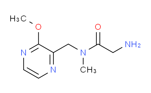 CAS No. 1353983-40-0, 2-Amino-N-((3-methoxypyrazin-2-yl)methyl)-N-methylacetamide