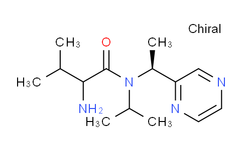 CAS No. 1354024-38-6, 2-Amino-N-isopropyl-3-methyl-N-((S)-1-(pyrazin-2-yl)ethyl)butanamide
