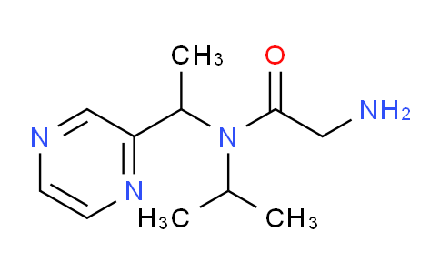 CAS No. 1353961-18-8, 2-Amino-N-isopropyl-N-(1-(pyrazin-2-yl)ethyl)acetamide