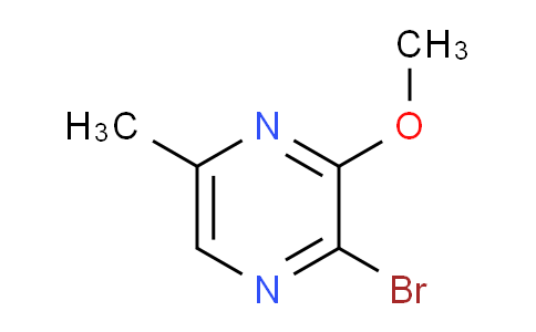 CAS No. 1401072-21-6, 2-Bromo-3-methoxy-5-methylpyrazine