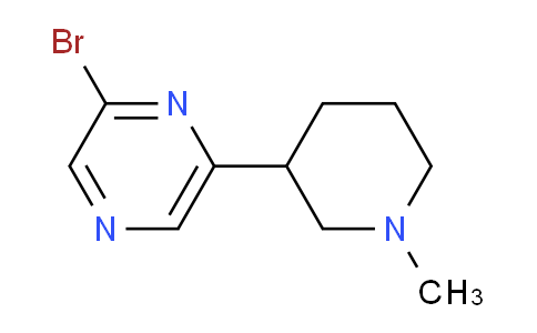 CAS No. 1316224-41-5, 2-Bromo-6-(1-methylpiperidin-3-yl)pyrazine