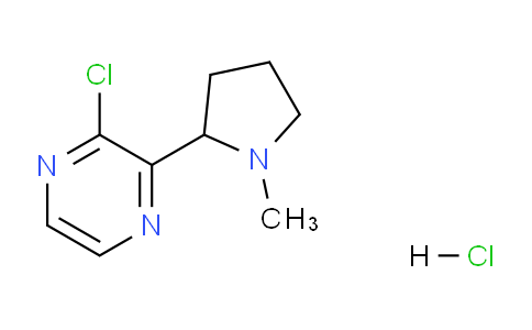 CAS No. 1361113-58-7, 2-Chloro-3-(1-methylpyrrolidin-2-yl)pyrazine hydrochloride