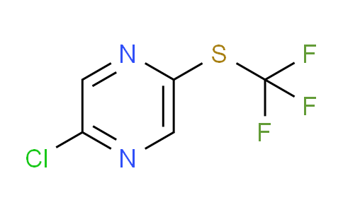 CAS No. 1206524-19-7, 2-Chloro-5-((trifluoromethyl)thio)pyrazine