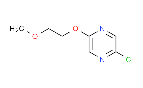 CAS No. 1378684-12-8, 2-Chloro-5-(2-methoxyethoxy)pyrazine