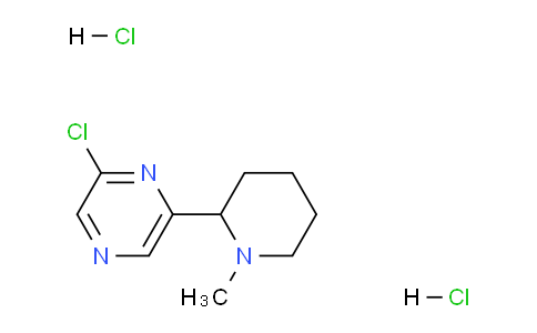CAS No. 1361114-21-7, 2-Chloro-6-(1-methylpiperidin-2-yl)pyrazine dihydrochloride