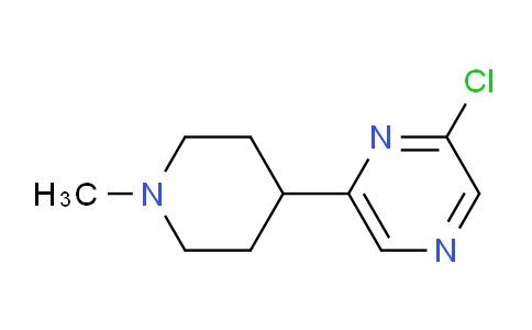 CAS No. 1316225-84-9, 2-Chloro-6-(1-methylpiperidin-4-yl)pyrazine