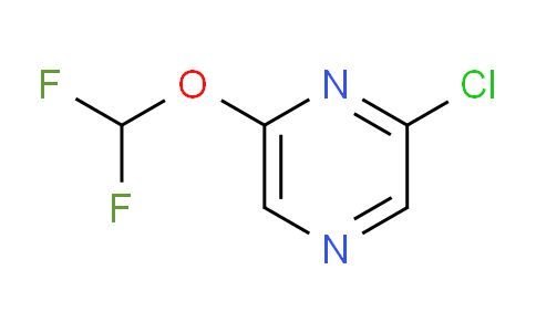 CAS No. 1261487-98-2, 2-Chloro-6-(difluoromethoxy)pyrazine
