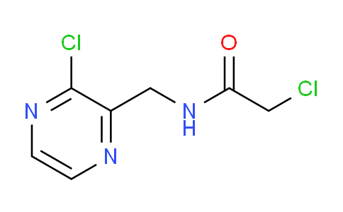 CAS No. 1353960-43-6, 2-Chloro-N-((3-chloropyrazin-2-yl)methyl)acetamide