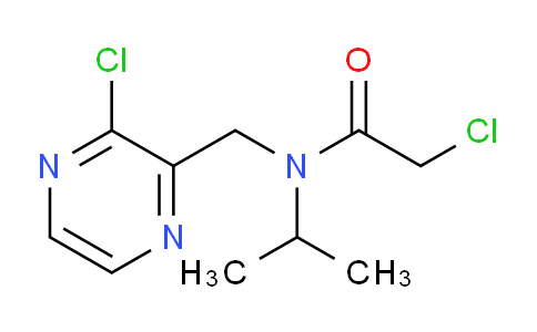 CAS No. 1353984-75-4, 2-Chloro-N-((3-chloropyrazin-2-yl)methyl)-N-isopropylacetamide