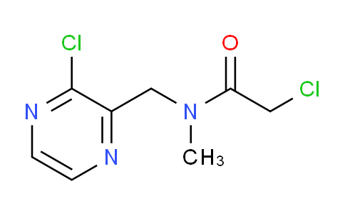 CAS No. 1353944-17-8, 2-Chloro-N-((3-chloropyrazin-2-yl)methyl)-N-methylacetamide