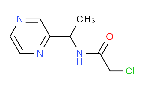 CAS No. 1353948-36-3, 2-Chloro-N-(1-(pyrazin-2-yl)ethyl)acetamide